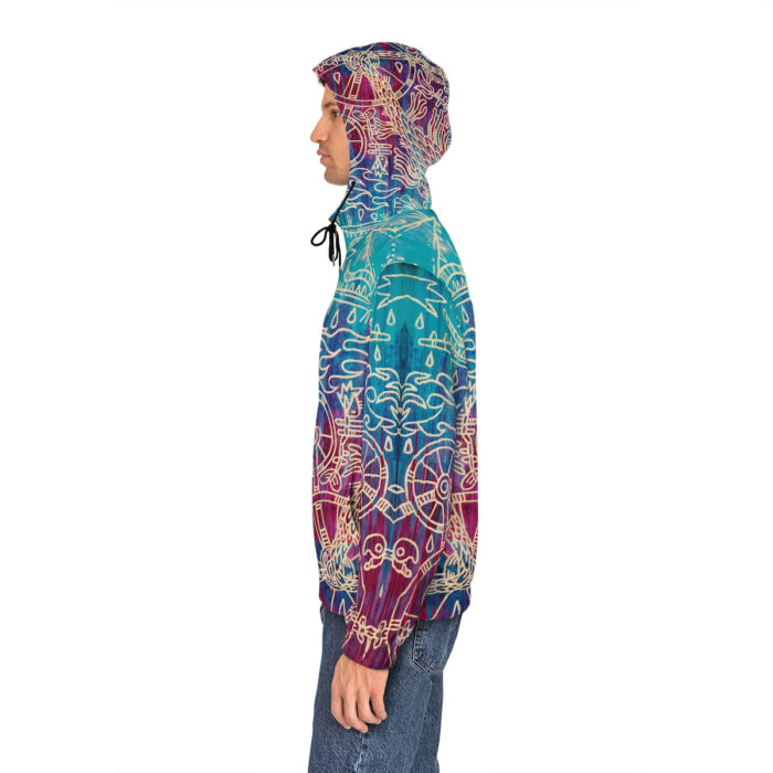 Shamanism-Inspired Otherworld Full-Zip Hoodie for Women