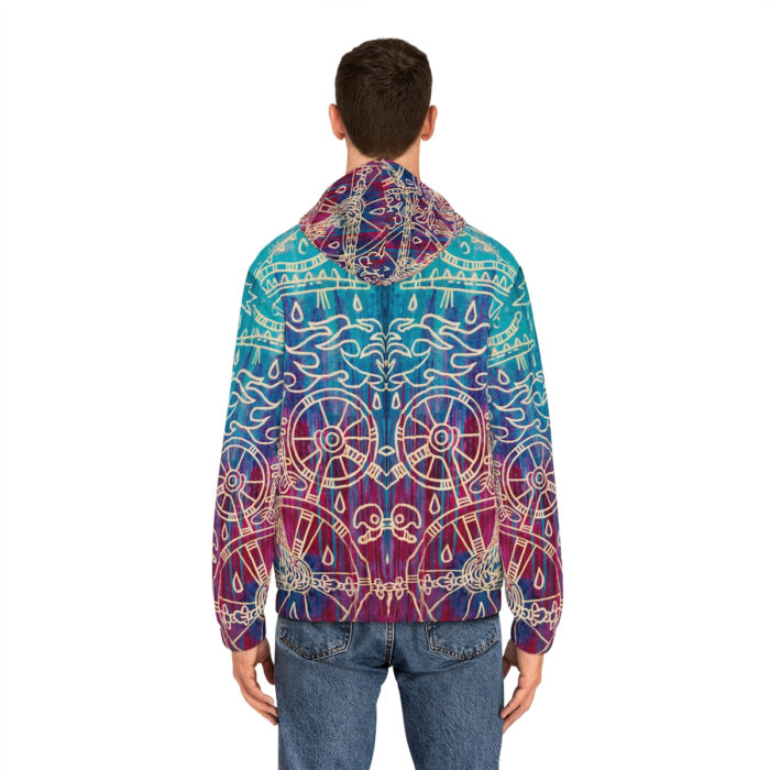 Shamanism-Inspired Otherworld Full-Zip Hoodie for Women