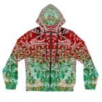 Shamanism-Inspired Underworld Full-Zip Hoodie for Women
