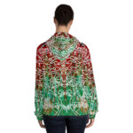 Shamanism-Inspired Underworld Full-Zip Hoodie for Women