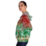 Shamanism-Inspired Underworld Full-Zip Hoodie for Women
