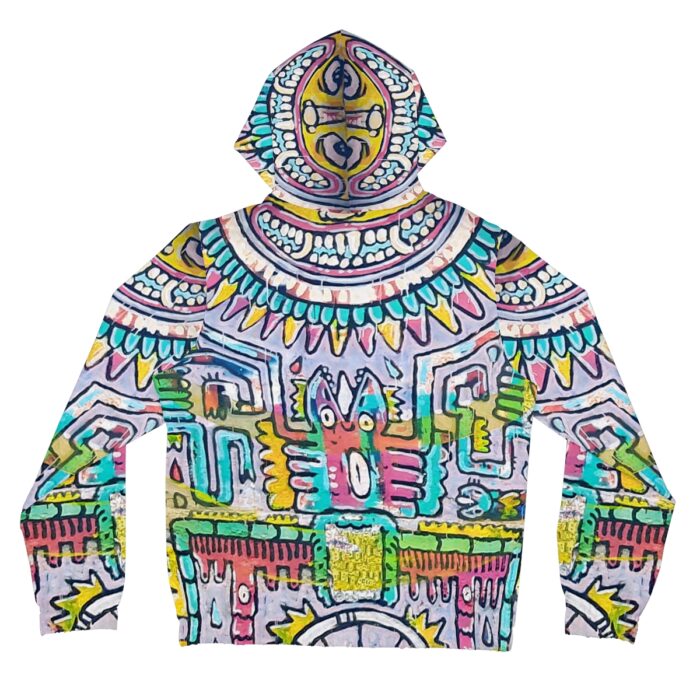 Tonalism-Inspired Middleworld Full-Zip Hoodie for Women