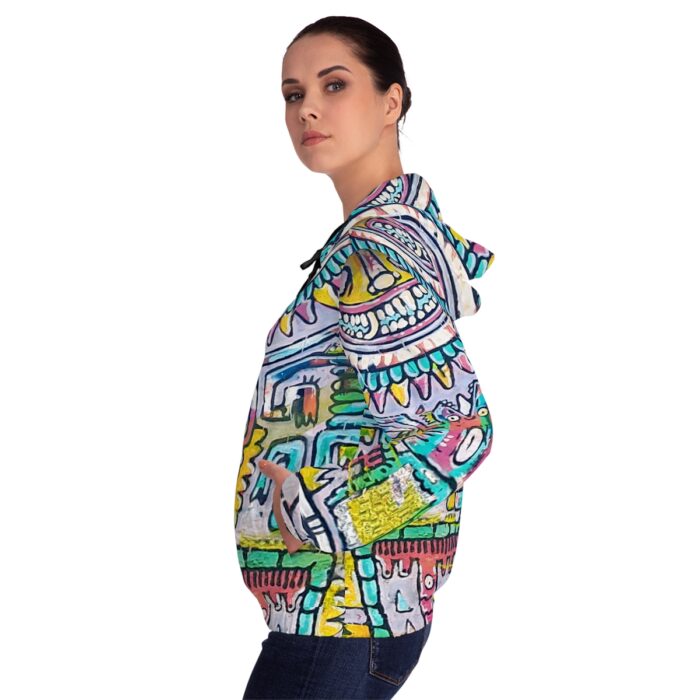 Tonalism-Inspired Middleworld Full-Zip Hoodie for Women