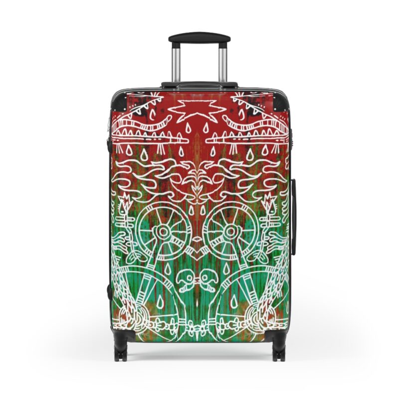 Shamanism-Inspired Underworld Hard-shell Suitcases (Three Sizes)