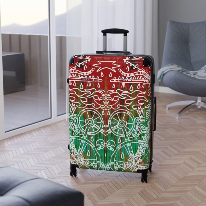 Shamanism-Inspired Underworld Hard-shell Suitcases (Three Sizes)