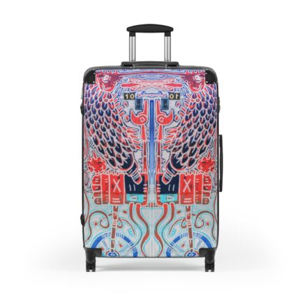 Nagualism-Inspired Underworld Designed Hard-shell Suitcases (Three Sizes)