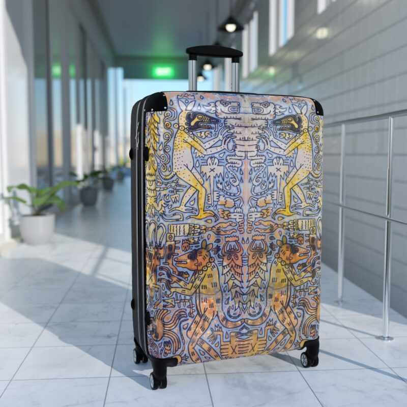 Tonalism-Inspired Otherworld Hard-shell Suitcases