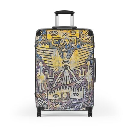 Nahualism-Inspired Middleworld Hard-shell Suitcases (Three Sizes)