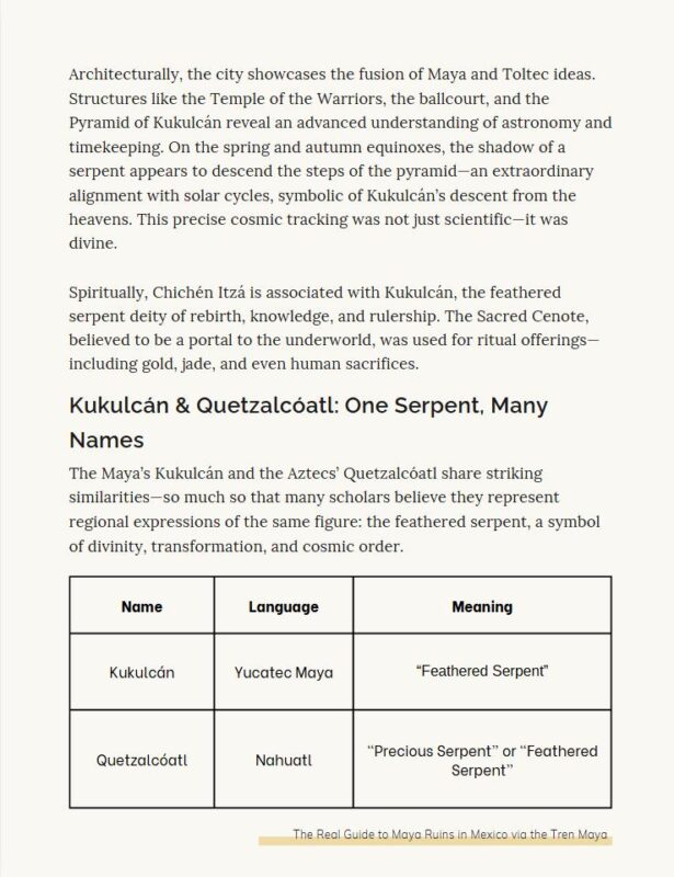 , The Real Guide to Maya Ruins in Mexico via the Tren Maya