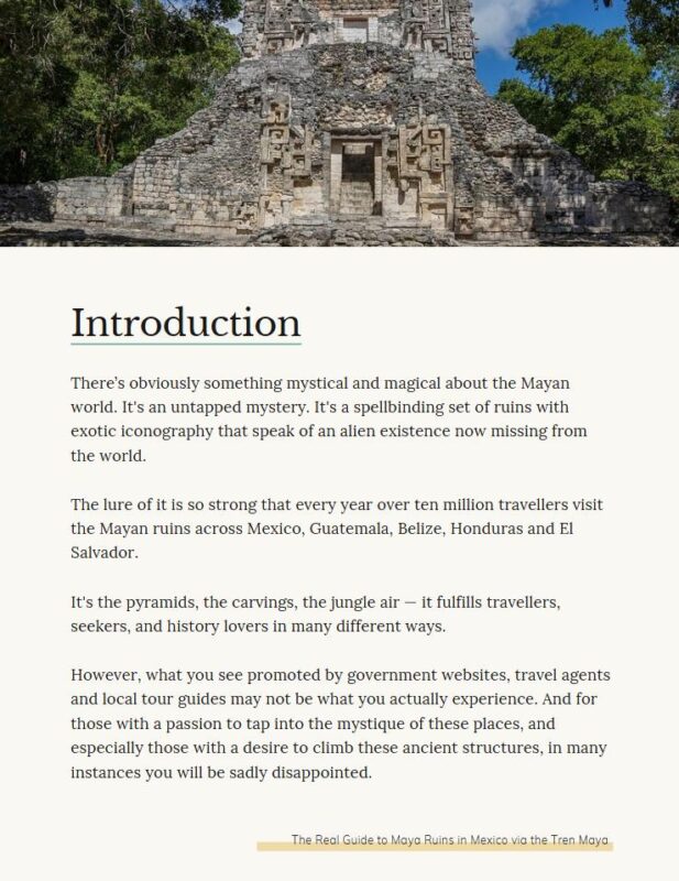 , The Real Guide to Maya Ruins in Mexico via the Tren Maya