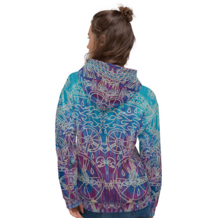 Shamanism-Inspired Otherworld Hoodie for Women