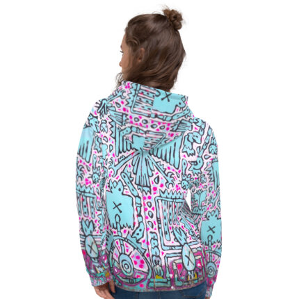 Shamanism-Inspired Middleworld Hoodie for Women