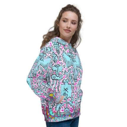 Shamanism-Inspired Middleworld Hoodie for Women